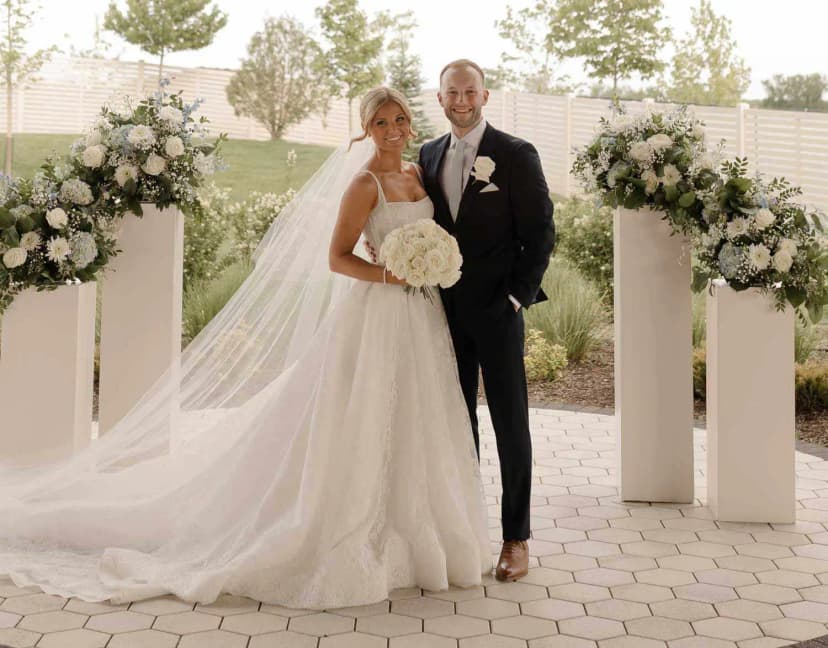 Dallas Cowboys Cheerleader Kennedy Hannan Marries Nolan Ruff in Elegant Iowa Celebration
