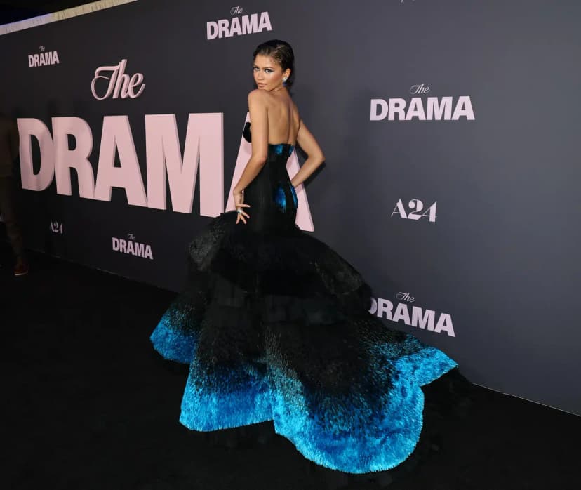 Zendaya’s ‘Something Blue?’ A Couture Ballgown