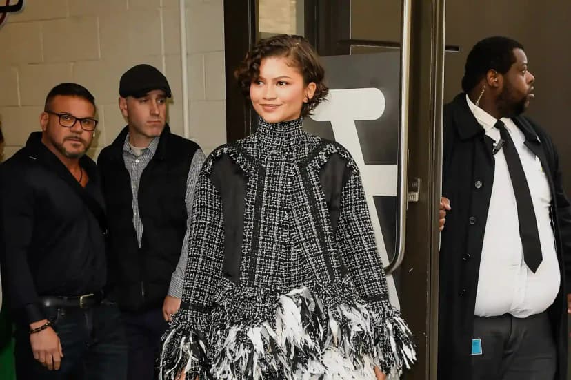 Zendaya Says Goodbye to Minimalism With a Bold Statement Skirt